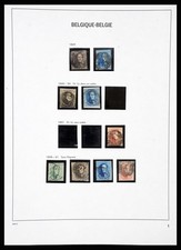 BELGIUM 1849-2006 MNH MH Used w/ Sheets Railway in 6 DAVO Album Stamp Collection