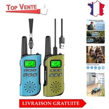 Pack de 3 Talkies-Walkies 48H, Longue Portée de 3KM pour Enfants 3-12 Ans