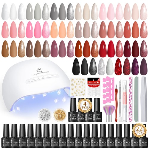 44pcs kit ongle gel complet - kit,
