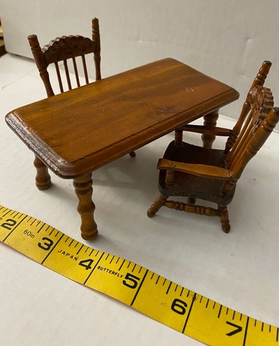 Wood doll house furniture - wood,