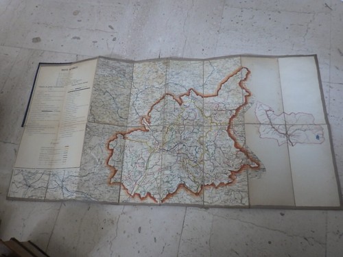 1880 carte routière basses - routière,