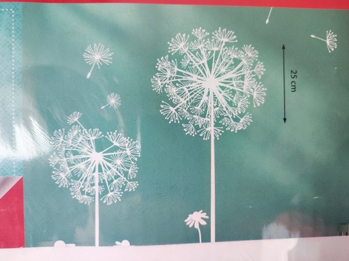 Autocollant sticker fleurs - autocollant,