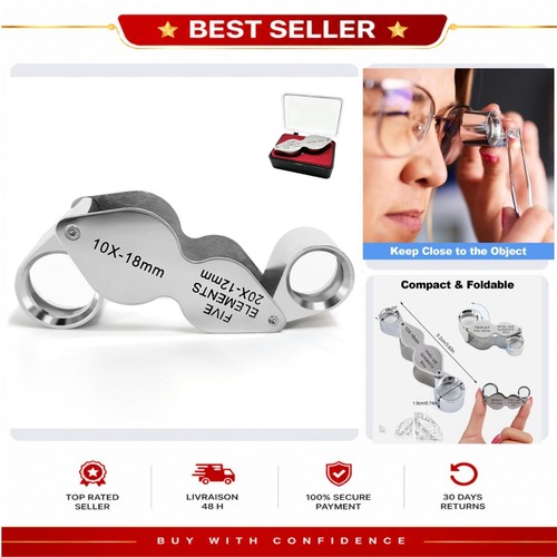 Loupe bijoutier pliante 10x - pliante,