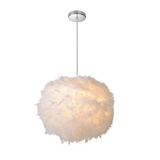 Lustre Moderne en Plumes