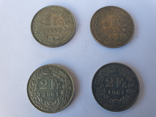 Lot pieces francs argent - lot, 2