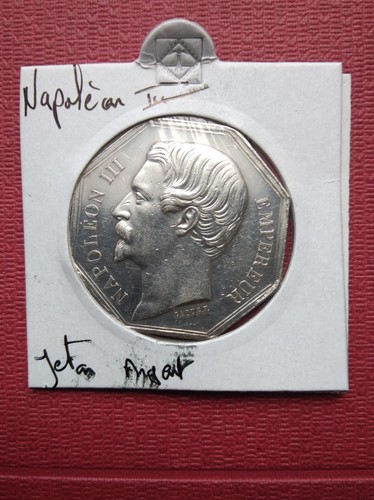 Jeton napoleon iii - , argent