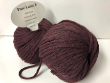 10 pelotes 100 % laine/ grosse