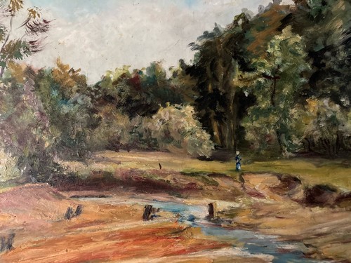 Belle peinture huile - peinture, panneau