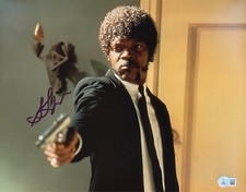Samuel L. Jackson Signed 11x14 Jules Pulp Fiction Photo Beckett Witnessed
