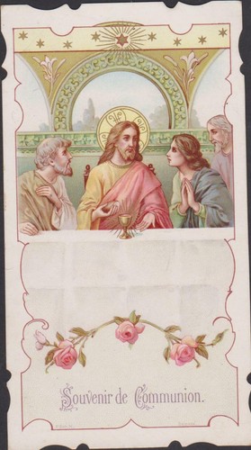 Tres belle image pieuse holy - image,