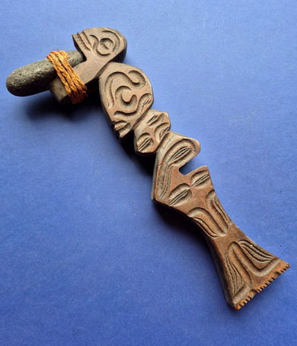 Herminette tiki hâche - herminette,
