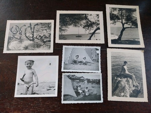 Lot photos anciennes bord - lot,