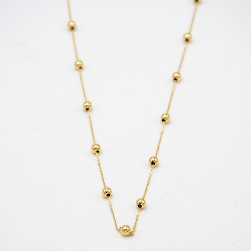 Collier jaune 18 carats - collier, en