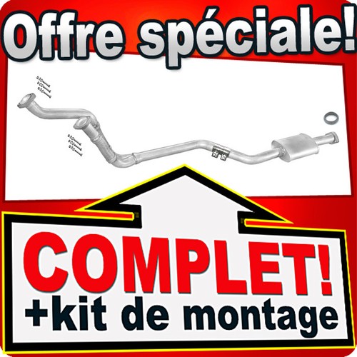 Silencieux avant pour mercedes - avant,
