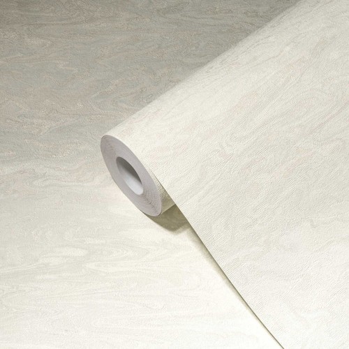 Papier peint crème blanc - crème,