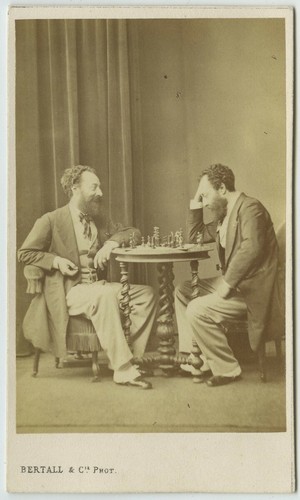 Cdv 1860 double exposition - 1860-70,