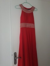 Robe Longue Cocktail Strass Et