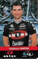 Stéphane Barthe Cycling with Authentic Signature