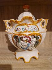 Vintage Ceramic Soup Bowl - Angel Decor