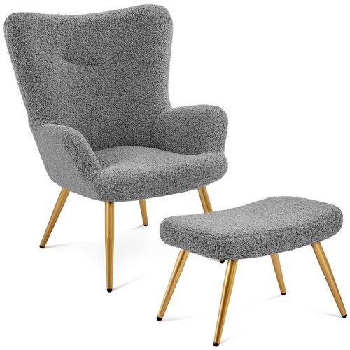 Fauteuil avec repose pieds - fauteuil, repose-pieds