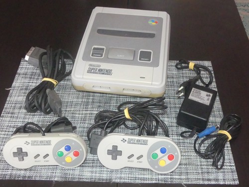 Console super nintendo avec - console,