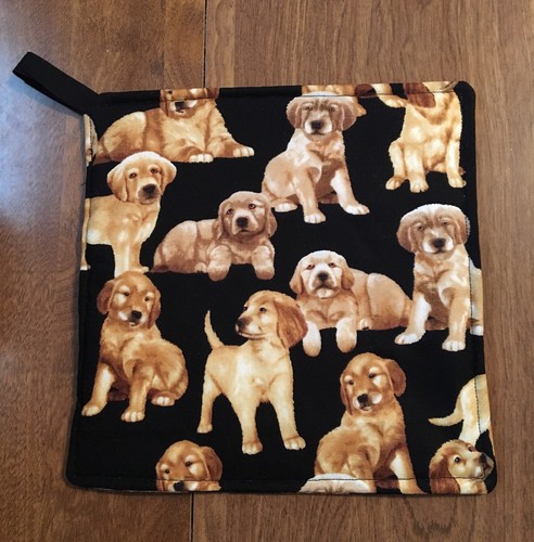 Golden retriever puppy - golden, pad