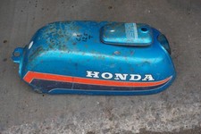 HONDA CB125T TWIN FUEL PETROL TANK  BLUE