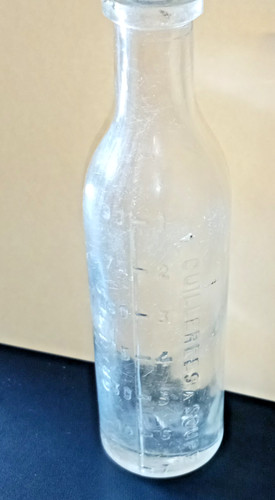 Ancienne bouteille verre - ancienne, en