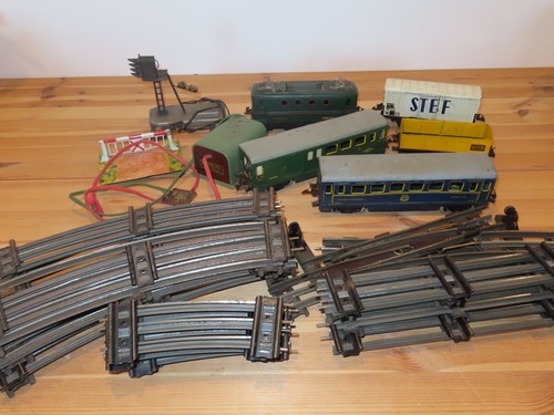 Lot trains jouet ancien - de,