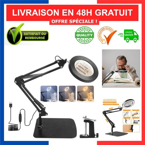 Lampe loupe led 10x oksano - lampe,
