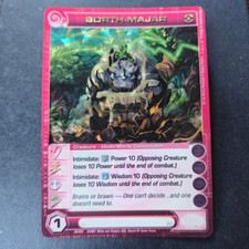 Borth-Majar (Select Your Stats!) Super Rare Foil Dawn of Perim Chaotic TCG