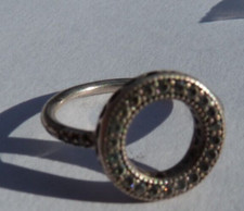 superbe bague design en argent