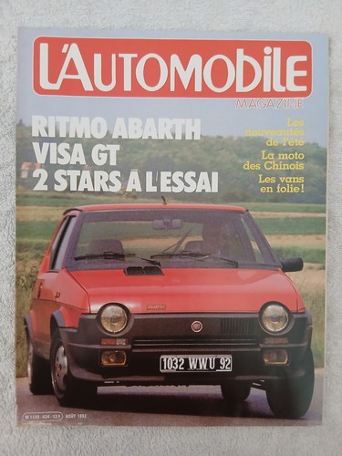Automobile 434 8 1982 - l'automobile, 8/1982