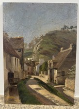 Huile sur panneau signée