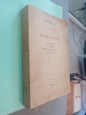 Karl Kraus Le Polémiste Et L Écrivain Caroline Kohn 1962