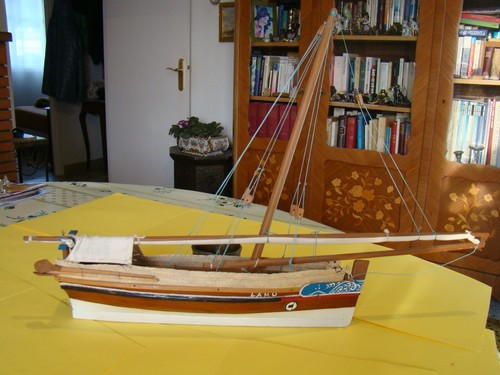 Belle maquette voilier - belle, d'un