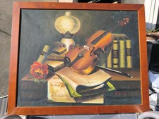 Tableau peinture huile sur