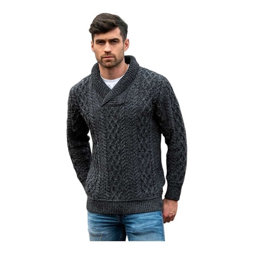 Pull homme col châle