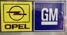 adhésif sticker " OPEL GENERAL MOTORS " pour vitre arrière ASCONA MANTA RECORD