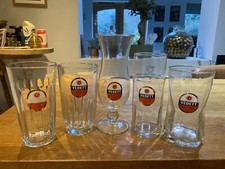 Vedett Extra Blond, Rare Set Of Five Limited Edition Glasses