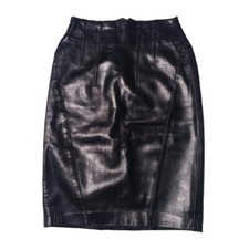 Vintage Jean-Claude Jitrois Leather Pencil Skirt  