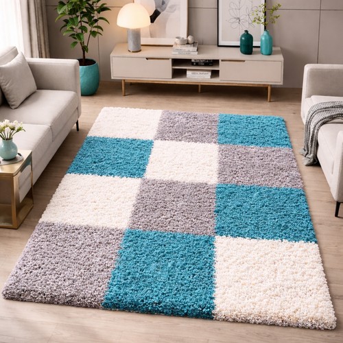 Tapis shaggy multicolore - shaggy,