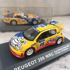 UH PRESS SERIES PEUGEOT 206 WRC GREAT BRITAIN RALLY 2002 NEW + BLISTER SET