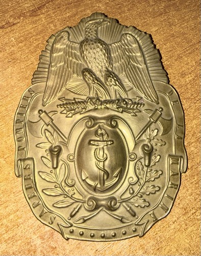Plaque casque pompiers - casque,