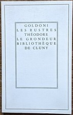 GOLDONI : LES RUSTRES