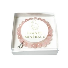 Bracelet Quartz Rose - Perles
