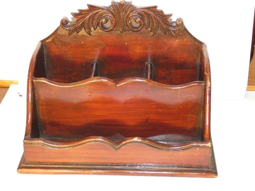 Rare porte letre bois - rare,