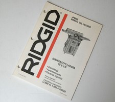Ridgid JP0600 Jointer Juntera Degauchisseuse User Manual Spanish & French