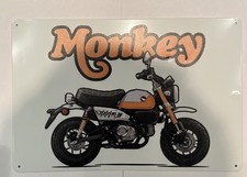 Honda Monkey 125 Plaque Métal