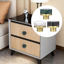 Poignée de tiroir en laiton et marbre pour armoire de salle bain et chambre